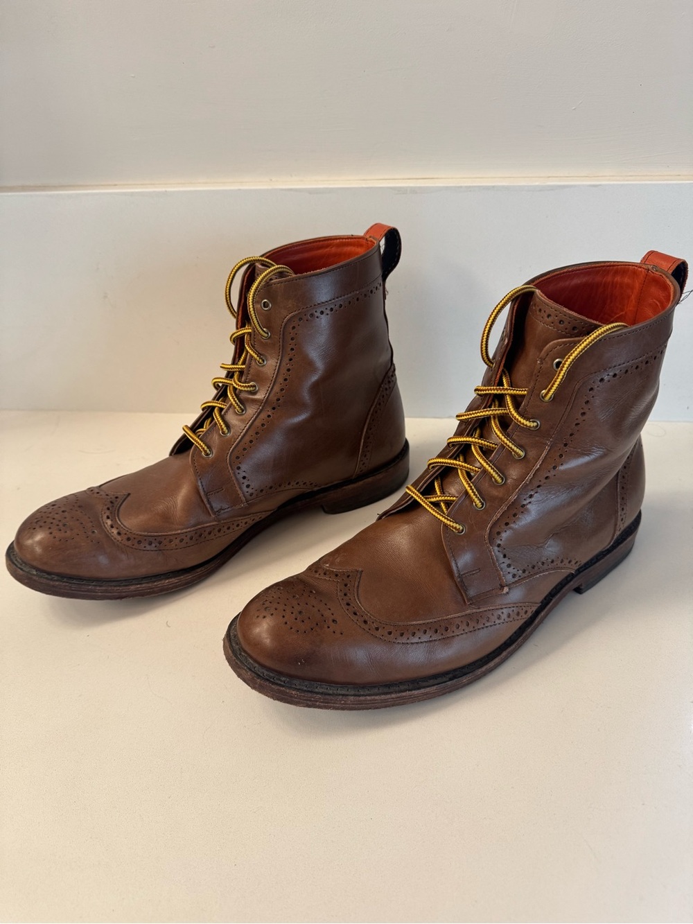 Allen Edmonds Dalton Wingtip Leather Boots